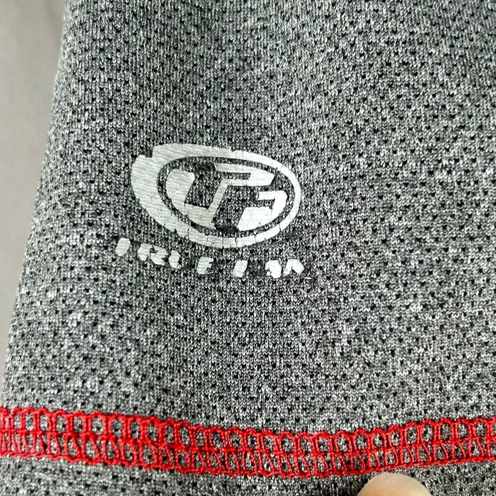MLB Chicago Cubs Baseball Performance Polo Shirt Men Unisex Medium Gray Wrigley - Picture 6 of 8